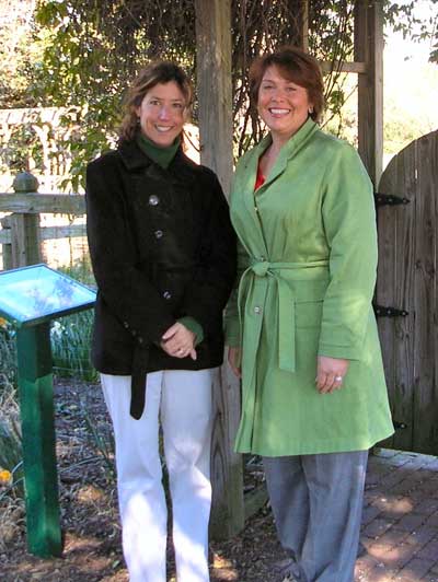 Rebecca Reid in Matteys Garden